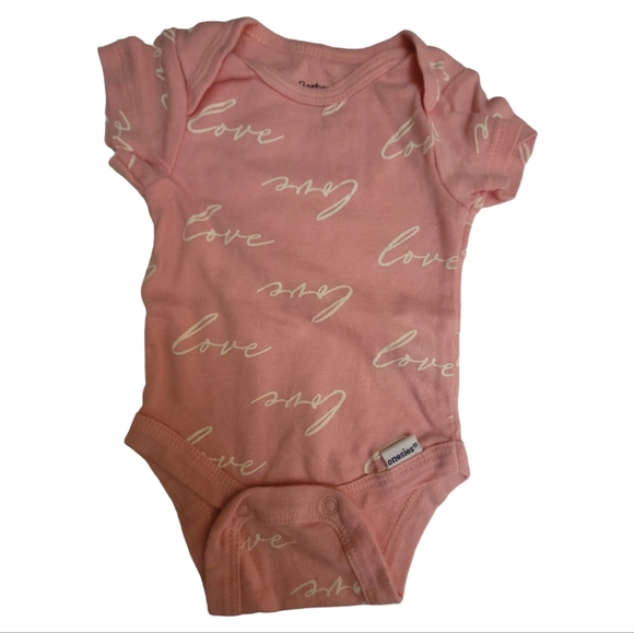 Gerber Girl 3-Pack Variety Onesies Bodysuits, 0 - 3 Months Pink, Lavender, White - Picture 2 of 11